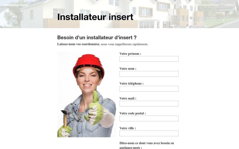 A qui faire appel pour installer un insert ?